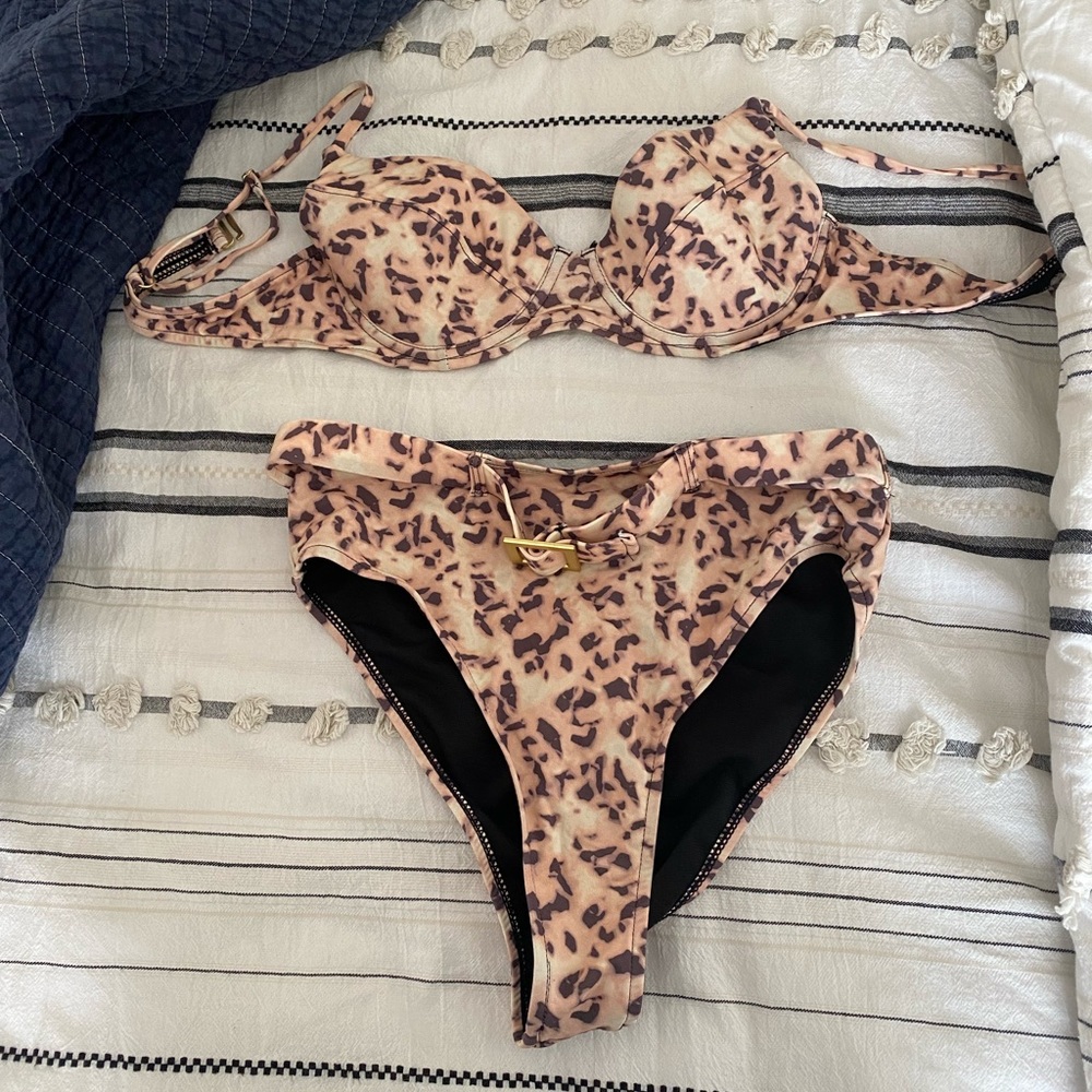 We Wore What Tortoise Shell Bikini Set - image 3